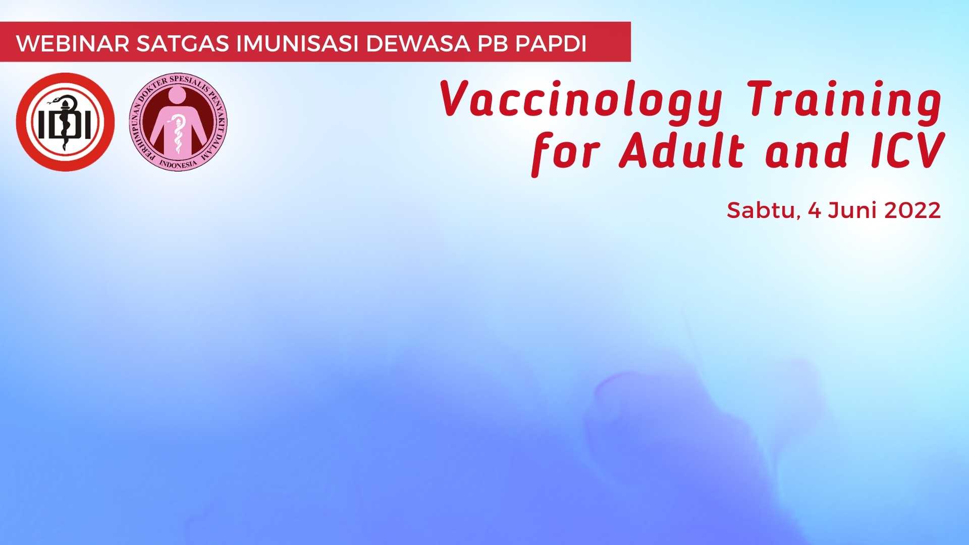 sertifikat e-Certificate Vaccinology Training for Adult and ICV 4 Juni 2022