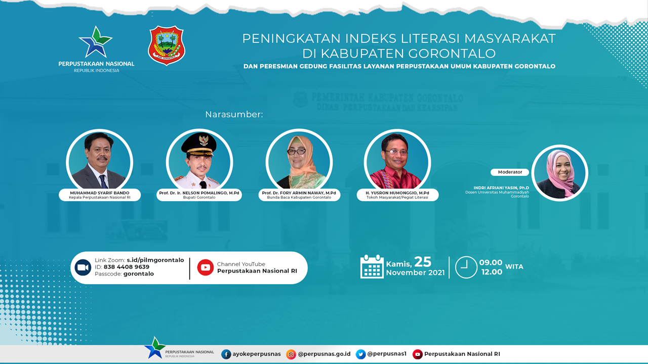 sertifikat e-Sertifikat Peningkatan Indeks Literasi di Kabupaten Gorontalo
